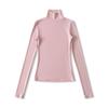 Ap25615-25 Nuevo Estilo Otoñal Suave Puro Estilo Lujurioso Cuello Alto Manga Larga Slim Top Básico Camiseta Chica Americana