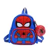 Mochila Escolar de Jardín de Infancia Linda de Dibujos Animados para Niños y Niñas de 2 a 4 Años Mochila Pequeña Ligera Bolsa Infantil Mochila Escolar de Spiderman