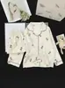 Conjunto de Ropa de Casa con Cuello para Niños de Algodón Nube, Estilo Delgado para Primavera y Otoño, Ropa con Aire Acondicionado para Niñas, Cárdigan de Manga Larga, Pijama de Estilo Coreano para Niñas