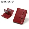 Sudeste Asiático Ins Mujer Cartera Corta Patrón de Piedra Simple 80% de Descuento Plegable Cremallera Ranura para Múltiples Tarjetas Cartera de Cuero