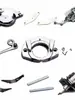 Accesorios para Máquina de Coser de Pedal Antigua para el Hogar Correa de Cuero de Vaca Placa de Bordado Marca Butterfly Palanca Recogebobinas