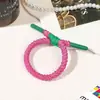 2025 Nuevos Accesorios para el Cabello Coreanos Dongdaemun Gomas para el Cabello Dopamina Cuerda para el Cabello Trenzada de Cola de Caballo Alta Dulce Estilo Básico Bandas Elásticas