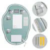 Amazon Comercio Exterior Transfronterizo Papa Forma Irregular Espejo Inteligente Espejo de Maquillaje LED Tocador de Dormitorio Espejo de Baño Montado en Pared con Luz