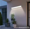 Lámpara de pared de tira larga, lámpara de balcón, aplique de pared, lámpara LED de esquina para interiores, lámpara para frente de puerta, tubo de luz para entrada, lámpara de esquina para invernadero