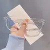 2026 Novo Modelo Xiaohongshu Bloqueador de Luz Azul Estilo Coreano Óculos Sem Grau Tendência Masculino Armação Quadrada para Miopia