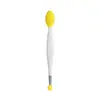 Escova de Silicone para Nariz, Pincel de Lábios Dupla Face, Removedor de Cravos, Escova de Limpeza Nasal, Pincel de Silicone Multifuncional para Rosto, Batom, Brilho Labial, Pincel para Máscara Labial