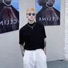 Camiseta Blanca de Media Altura para Hombre de Verano, Corte Ajustado, Sensación de Alta Gama, Capa Base de Manga Corta, Camiseta Interior de Moda para Hombre