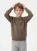 Nuevo suéter de lana para niños estilo coreano 2026, jersey unisex para niños y niñas, suéter para bebé, capa base