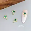 Accesorios Populares Transfronterizos para Uñas DIY: Cruz Chrome Hearts, Pedrería Suelta Brillante 3D, Pedrería Decorativa de Aleación en Forma de Corazón