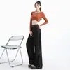 Transfronterizo Otoño/Invierno 2026 Nuevo Diseño Retro Americano Jeans de Pierna Recta Pantalones Anchos Holgados Caídos de Longitud de Piso para Mujer
