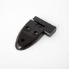 Juego de Accesorios para Mamparas de Baño Público de Nylon Negro Herrajes para Inodoro Bisagra Soporte Patas Juego Completo