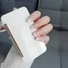 Parches de Manicura de Moda Rosas y Blancos Frescos, Adornos con Patrón de Estrella, Uñas Exquisitas Portables, Manicura Dulce de Venta Caliente Transfronteriza