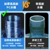 Barril de Agua Pura Embotellada de PC Espesado de Grado Alimenticio para Uso en Automóvil y Hogar, Barril Portátil de Máquina de Té de Agua Potable, 18.9 Litros con Tapa de Rosca
