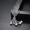 Broche Borla Perla Jinse Microincrustación Zircón Moda Broche Estilo Coreano Largo Espiga de Trigo Lujo Ligero Joyería Personalizada