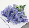 Ramo de Gypsophila Simulada para Sesión de Fotos, Estilo Pastoral, Decoraciones Simuladas de Violeta y Girasol, Flores Artificiales Frescas