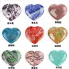 Adorno de Mano con Forma de Corazón de Piedra Cruda de Cristal Natural al por Mayor Espécimen Mineral de Ágata con Forma de Corazón para Interiores Piedra Cruda de Cristal Corazón