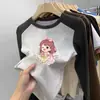 Otoño/Invierno 2026 Nueva Camiseta Térmica de Felpa para Niñas, Cuello Redondo, Mangas Raglán Largas, Capa Base, Ropa Interior Cálida Elegante para Niños de Talla Mediana a Grande