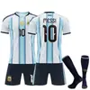Copa del Mundo No 2627. 10 Argentina No. 19 España No. 7 Portugal México Uniforme de Fútbol Conjunto Camiseta