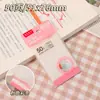 50 Hojas de Notas Adhesivas Transparentes Esmeriladas Tiras Adhesivas de Color Fluorescente para Mascotas Notas Adhesivas para Estudiantes Papel Adhesivo Notas Adhesivas Reutilizables Notas de Memo