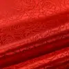 Tecido Brocado Vermelho Brilhante, Tecido de Seda para Decorações de Casamento, Tecido Vermelho para Cerimônias de Inauguração, Tecido Vermelho para Cerimônias Budistas
