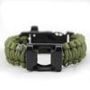 Pulsera con Abrebotellas, Pedernal, Mechero de Fuego, Pulsera de Supervivencia, Multifuncional Portátil para Escape de Emergencia al Aire Libre
