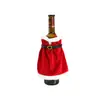 Cubierta Navideña para Botella de Vino de Nuevo Producto Transfronteriza, Decoración de Atmósfera Festiva, Cubierta para Botella de Vino, Decoración Creativa para Mesa de Comedor en Casa