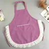 Delantal Resistente al Agua con Cuello Halter con Impresión de Logo para Uso en Cocina, Cocina Casera, Ropa de Trabajo para Adultos, Publicidad Personalizada, Delantal de Moda