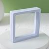 Caja de joyería colgante con texto, caja de almacenamiento de joyería, caja de almacenamiento portátil de PE para collares y pendientes, película de almacenamiento de PE transparente