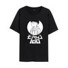 Camiseta de Manga Corta con Cuello Redondo de Dibujos Animados MobPsycho100 Talla Europea Suelta Camiseta Básica para Comercio Exterior