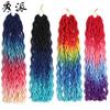 Xuchang fábrica de perucas trançadas sujas Gypsy locs fibra química crochê peruca trançada suja suporte geração cabelo