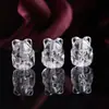 Zorro Blanco de Cristal Natural Tallado a Mano Zorro de Nueve Colas Zorro Moe Accesorios Diy Cadena para Teléfono Móvil con Cuentas Bolso Colgante Joyería