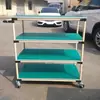 Carrinho de Virada Anti-estático Carrinho de Ferramentas para Oficina Carrinho de Triagem Móvel com Rodas Carrinho Enxuto Bancada de Múltiplas Camadas