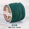 Corda de algodão torcida à mão estilo Xizang 20m para artesanato DIY, pulseiras, terços budistas com contas e contas de corda de algodão para atacado