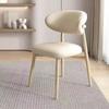 Mesa de Comedor y Silla para Hogar Moderno Silla de Café de Lujo Ligero de Diseño Taburete de Restaurante Casual Silla Simple con Respaldo