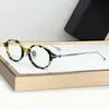 2026 Nuevo Marco de Lentes para Mujer Estilo Nerd Placa de Titanio Transfronteriza Ovalado Liso Look de Maquillaje Gafas Ópticas Keda Holiday 8340