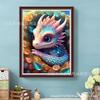 Nueva Pintura al Óleo de Pintura de Diamantes 5D Transfronteriza Dibujo Animado Dinosaurio Pintura Decorativa DIY/Pintura de Pedrería de Diamantes Cuadrados Amazon Blast