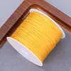 Balde pequeno A-line Acessórios de joias DIY, pulseira de cordão trançado colorido feita à mão, material de cordão semiacabado para tecelagem de nó chinês