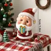 Pequeños Adornos Navideños Micro Paisaje Lindo Dibujos Animados Papá Noel Árbol de Navidad Animales Adornos Decorativos Regalos de Navidad