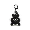 Suave Piel de Conejo Rex Dibujos Animados Gafas Niño Tuanzi Colgante de Felpa Llavero Lindo Pequeño Regalo Colgante Venta al por Mayor