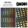 Estampagem a Quente Pequenas Borboletas Adesivos para Unhas Planos Adesivos Simples Versátil Borboleta DIY Adesivos de Arte para Unhas Joias Dh962