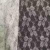Falda de malla jacquard flor oscura sin elástico, ligera, transparente, fina, de nailon, seda brillante, con diseño de hojas, tela decorativa para muñecas hecha a mano