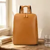 Nova Mochila de Couro Crazy Horse Retrô de Alta Qualidade para Negócios, Deslocamento e Viagem, Grande Capacidade para Computador, Personalizada para Mulheres