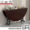 Mesa dobrável móvel simples mesa redonda criativa mesa de jantar mesa de jantar casa pequeno apartamento rural mesa redonda grande dobrável