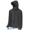 2024 nuevo verano seda de hielo ropa protectora solar para hombre anti-ultravioleta fina transpirable ropa protectora solar abrigo de pesca para exteriores moda