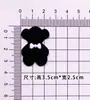 Urso em Forma de Diamante Acessórios de Borracha Macia Capa de Celular Acessórios DIY Fivela para Sapatos de Buraco Laço Sapatos Chapéu Decoração Adesiva para Copo de Água