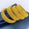 Pulsera de Aleación Chapada en Oro de Venta Caliente Novia de Dubái India Lujo Ligero para Mujer Boda Oro Arena Pulsera Joyería Al por Mayor