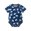Mameluco de Bebé Algodón Puro Verano Estilo Delgado Pelele para Recién Nacidos Traje de Gateo para Bebé Body de Manga Corta para Niños y Niñas
