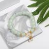 Novo design pulseira de cristal Coréia do Sul Dongdaemun morango cristal Buda menina pulseira on-line celebridade temperamento jóias