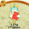 Ano do Dragão Ano Novo série DIY Estilo Nacional jóias acessórios cartoon besta pulseira pingente em forma de dragão fu personagem headband pingente