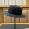 Chapéus de Alta Qualidade para Mulheres Primavera e Verão, Chapéu de Palha Simples Estilo Francês com Topo Reto e Fita, Chapéu Pequeno Retrô Britânico, Chapéu de Sol Estilo Americano